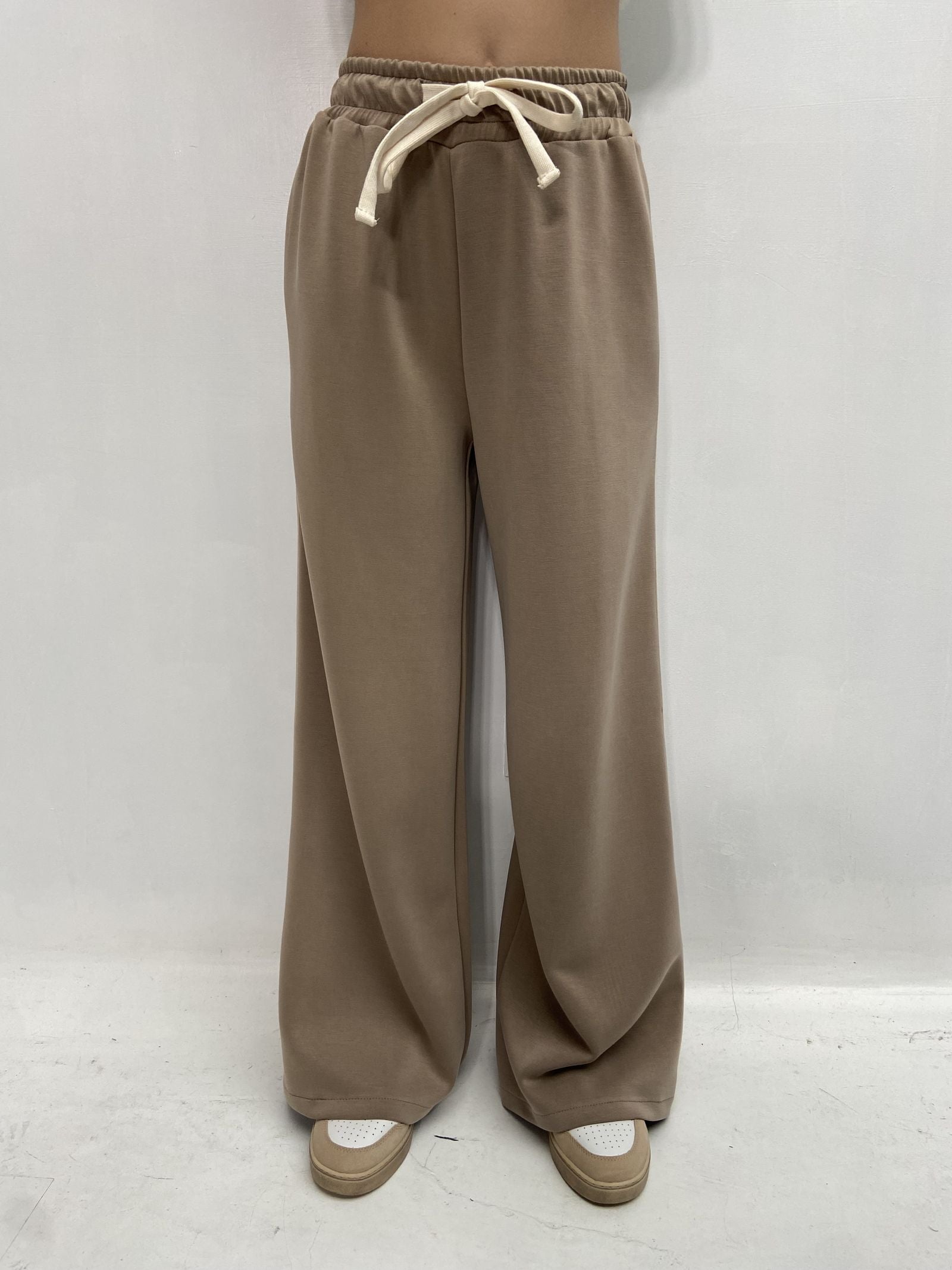 Pantalone gamba ampia Z6034 BEIGE OFELIA 