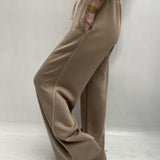 Pantalone gamba ampia Z6034 BEIGE OFELIA 