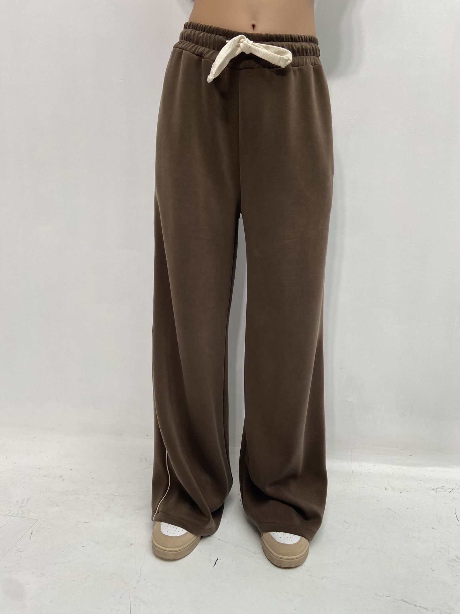 Pantalone gamba ampia Z6034 VERDE OFELIA 