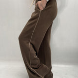 Pantalone gamba ampia Z6034 VERDE OFELIA 