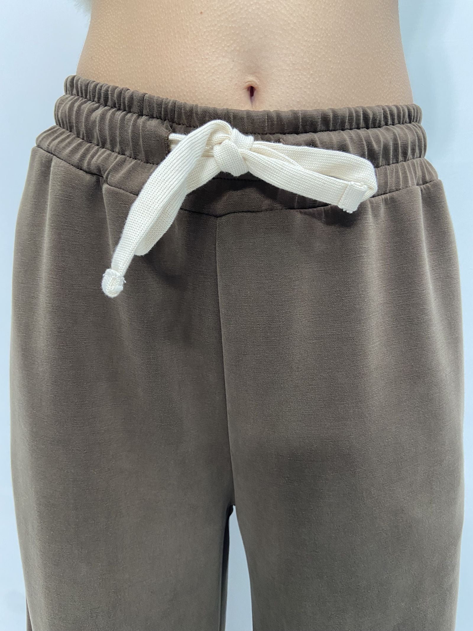Pantalone gamba ampia Z6034 VERDE OFELIA 