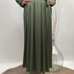 Abito manica lunga - Ofelia D1044 VERDE OFELIA 