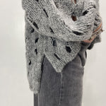Maglia intrecciata JS376 GRIGIO OFELIA 