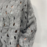Maglia intrecciata JS376 GRIGIO OFELIA 
