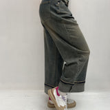 Jeans crop con risvolto - Ofelia LAF235 DENIM OFELIA 