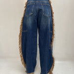 Jeans con frange - Ofelia LAF271PLUS DENIM OFELIA 