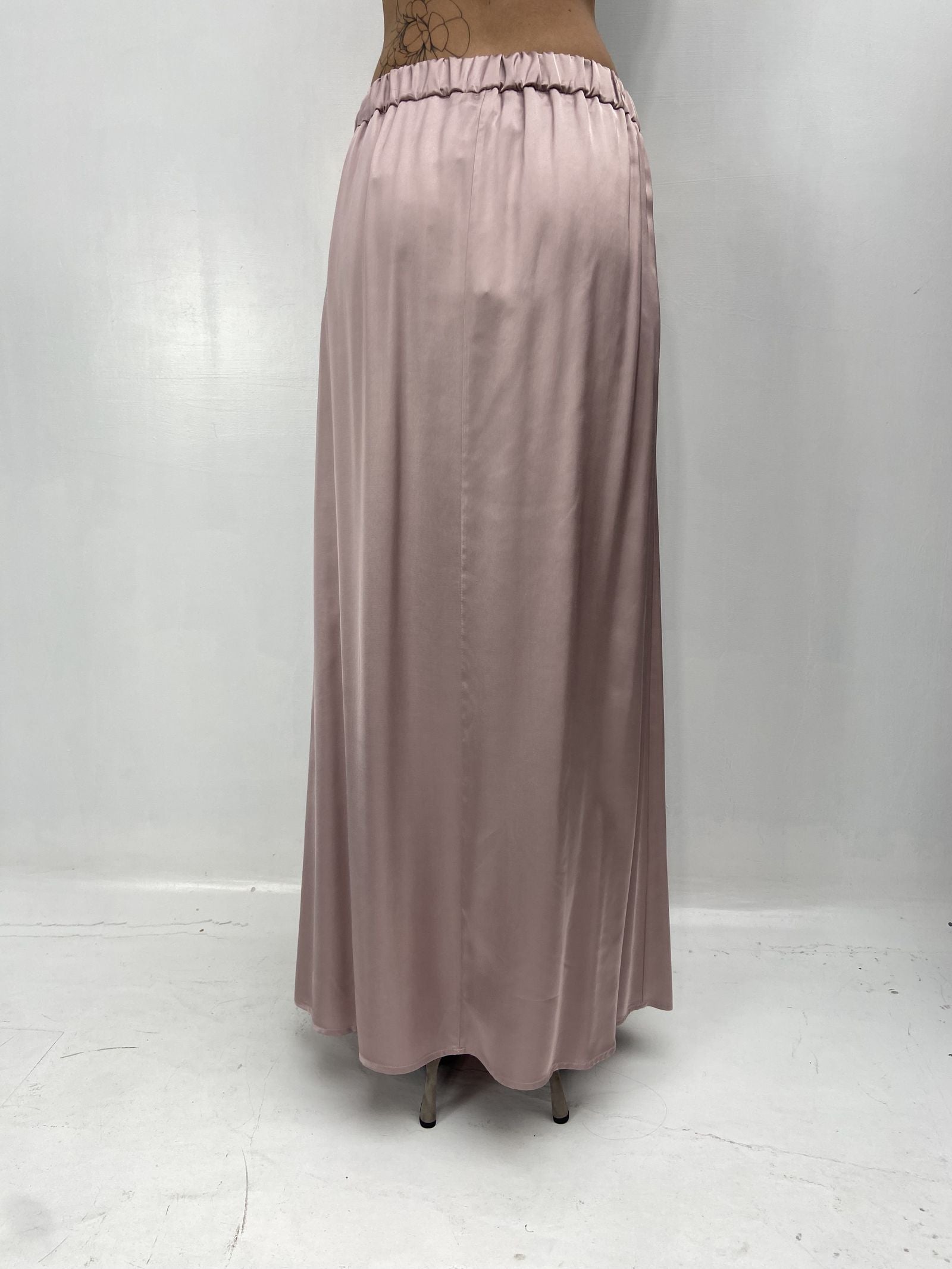 Gonna in raso con pieghe - Ofelia SK1027 CIPRIA OFELIA 
