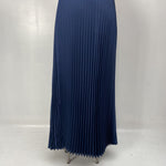 Gonna in raso plissè - Ofelia SK1183 BLU OFELIA 