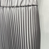 Gonna in raso plissè - Ofelia SK1183 GRIGIO OFELIA 