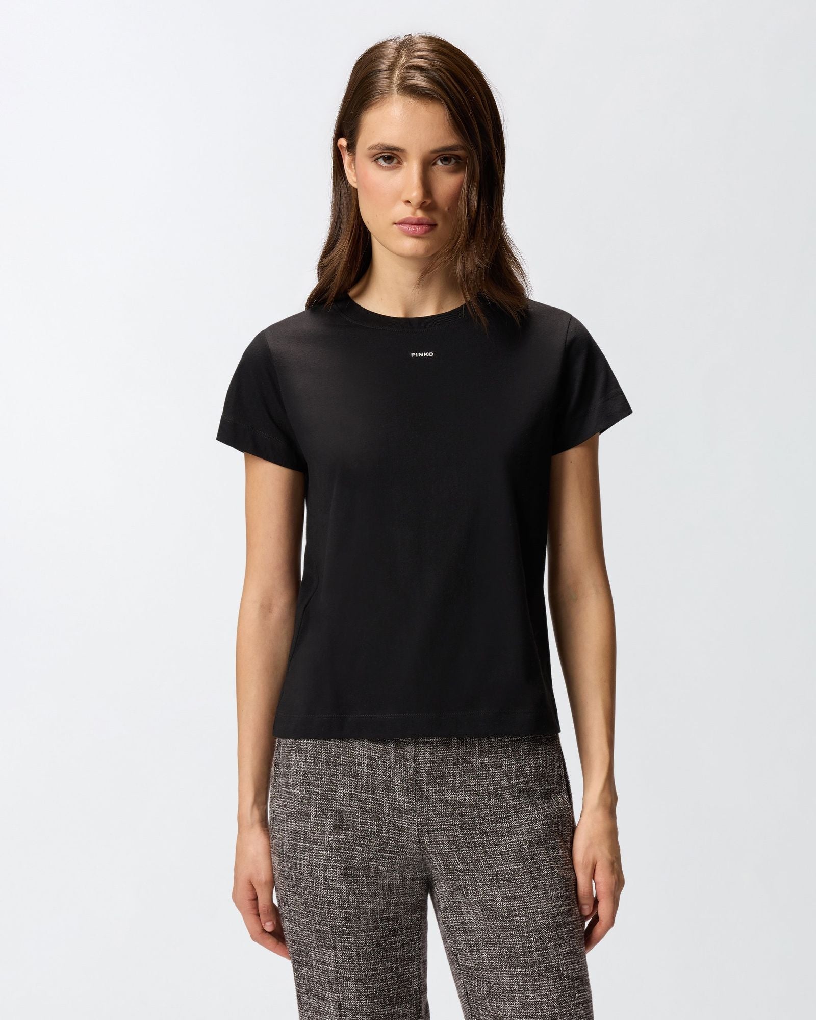 T-shirt stampa logo - Pinko 100373A2RE Z99 PINKO 