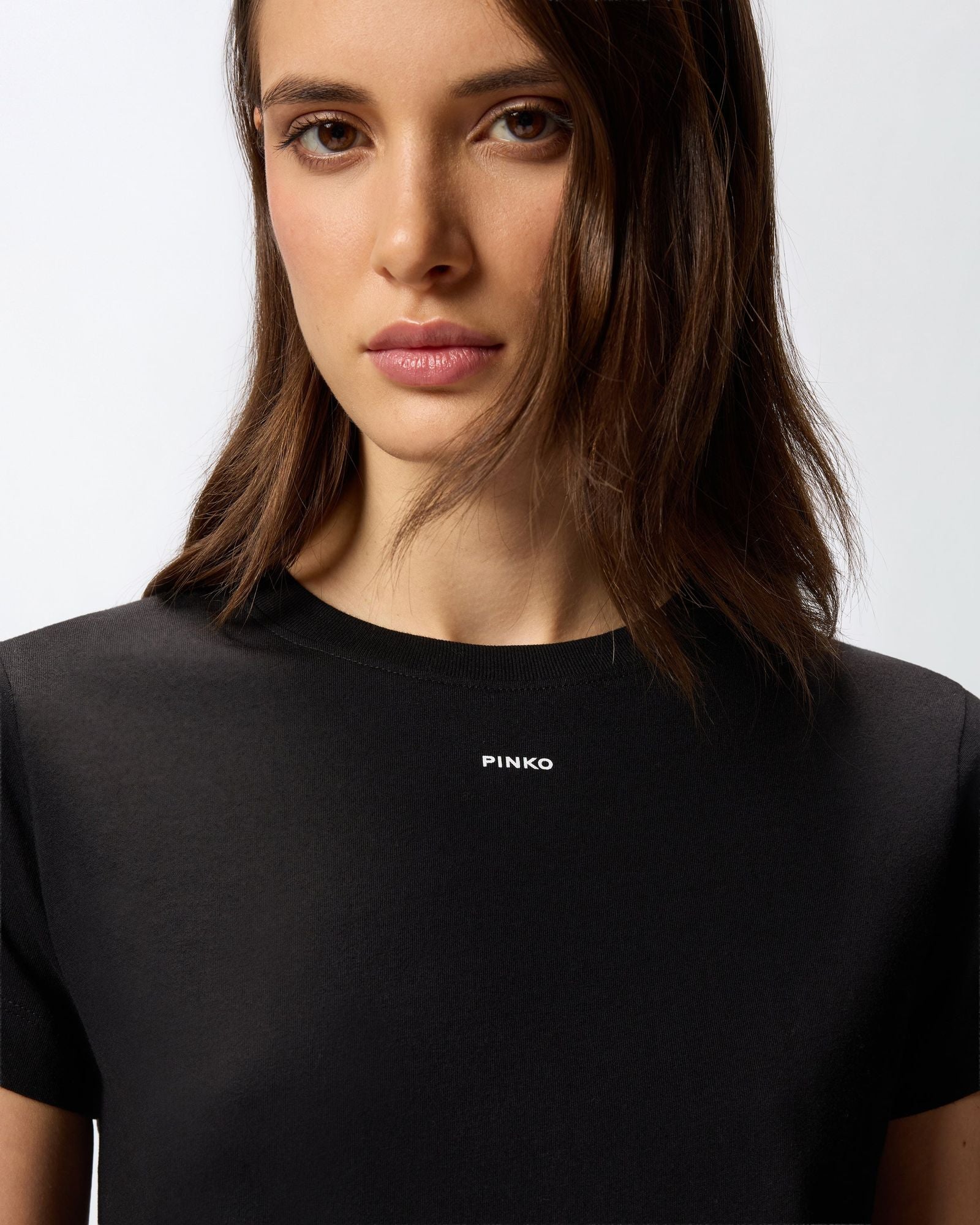 T-shirt stampa logo - Pinko 100373A2RE Z99 PINKO 