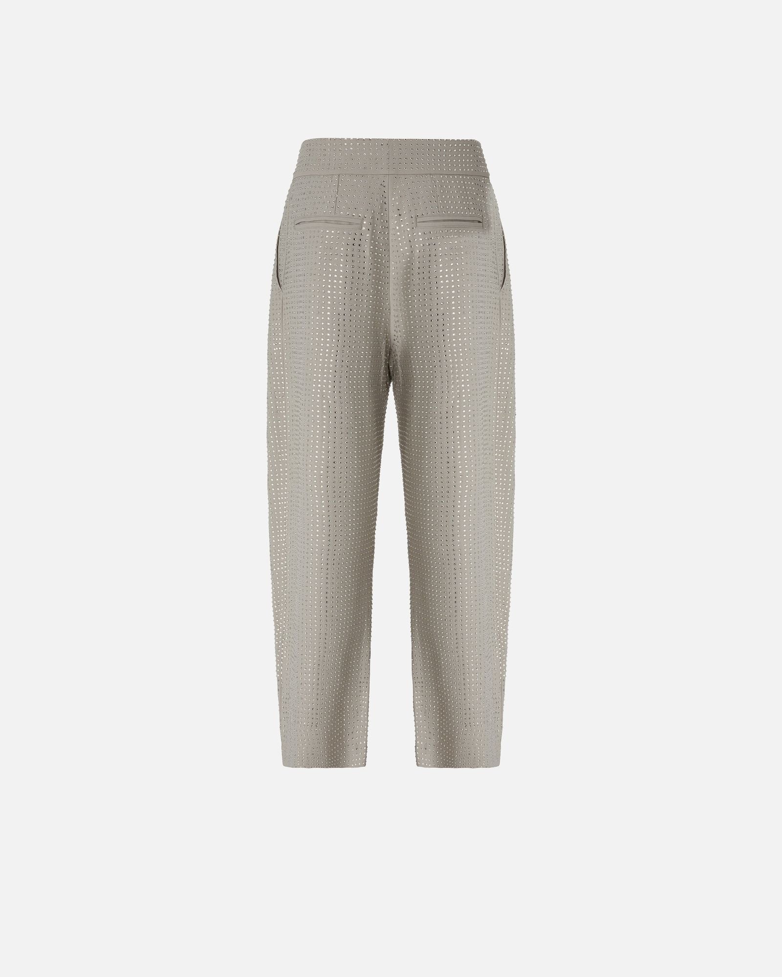 Pantalone con strass 103549A287 I30 PINKO 