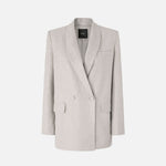 Giacca doppiopetto con strass 104456A287 I30 PINKO 