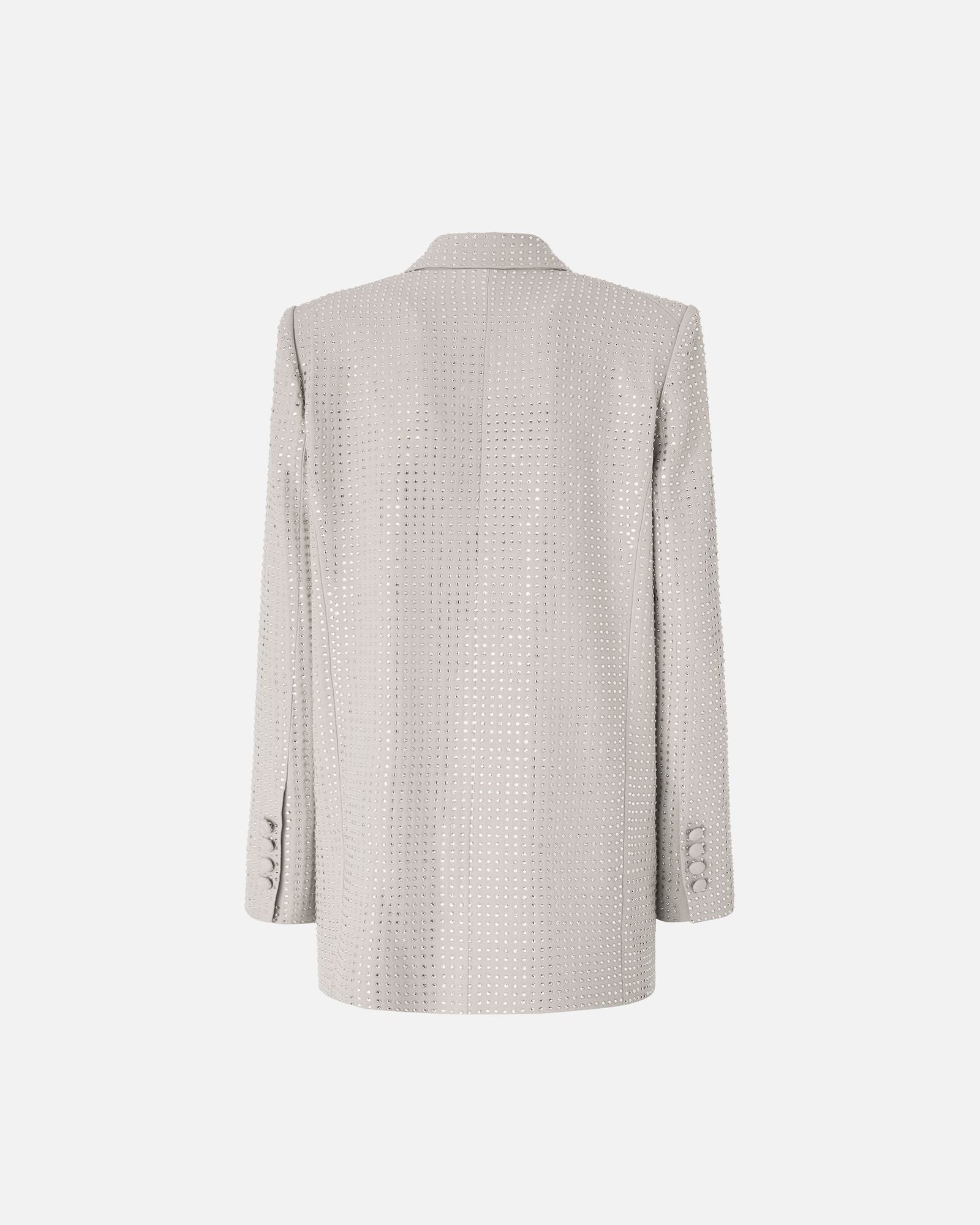 Giacca doppiopetto con strass 104456A287 I30 PINKO 