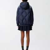 Bomber con cappuccio 105336A2OK G82 PINKO 