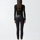 Pantalone skinny in pelle 105366Y75K Z99 PINKO 