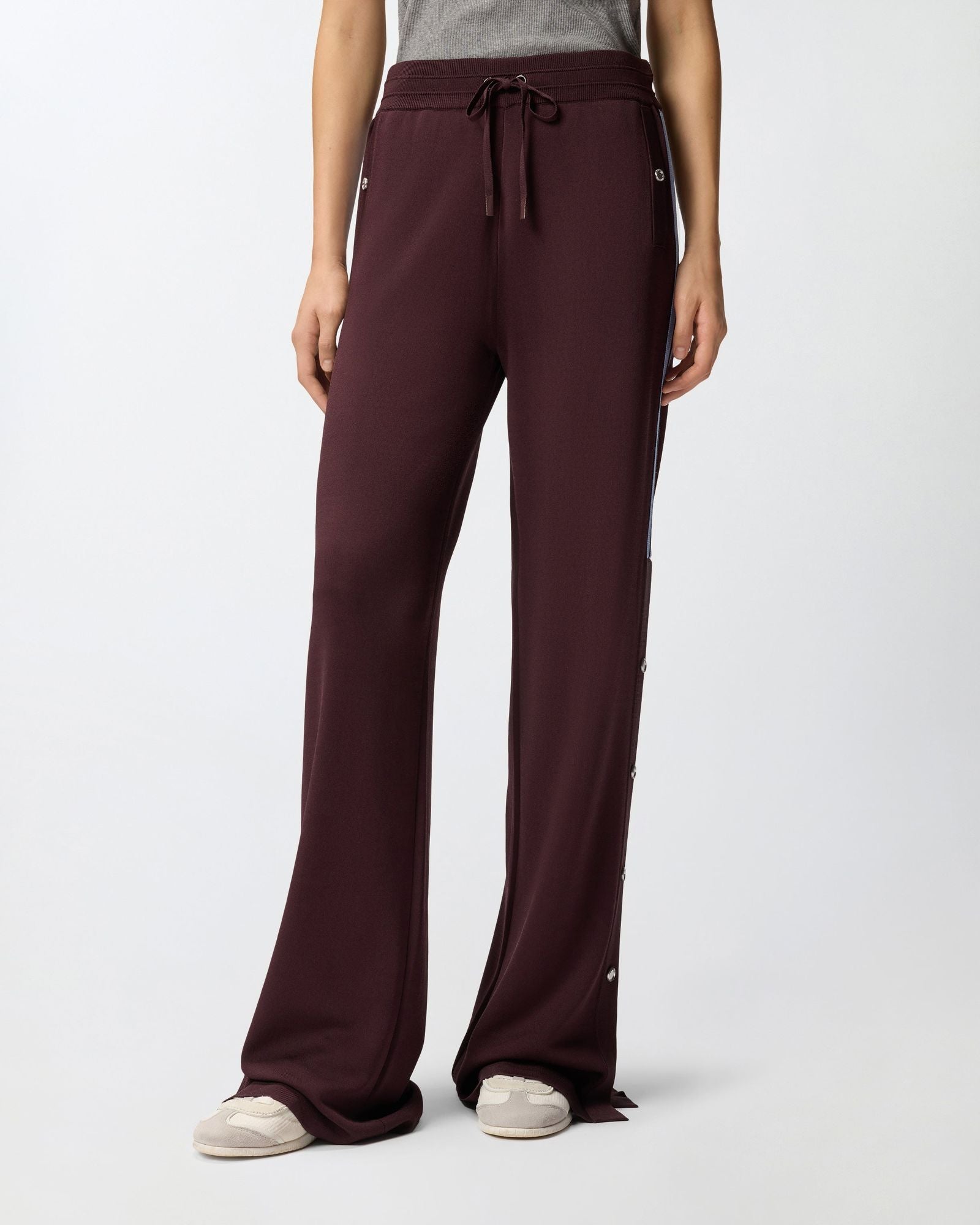 Pantaloni con bande laterali 105394A2FQ R57 PINKO 