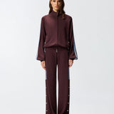Pantaloni con bande laterali 105394A2FQ R57 PINKO 