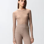 Maglia con paillettes 105398A2PM D23 PINKO 