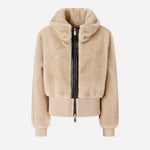 Giubbotto bomber pelliccia 105399A2PI C60 PINKO 