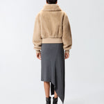 Giubbotto bomber pelliccia 105399A2PI C60 PINKO 