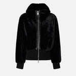 Giubbotto bomber pelliccia 105399A2PI Z99 PINKO 