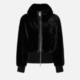 Giubbotto bomber pelliccia 105399A2PI Z99 PINKO 