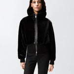 Giubbotto bomber pelliccia 105399A2PI Z99 PINKO 