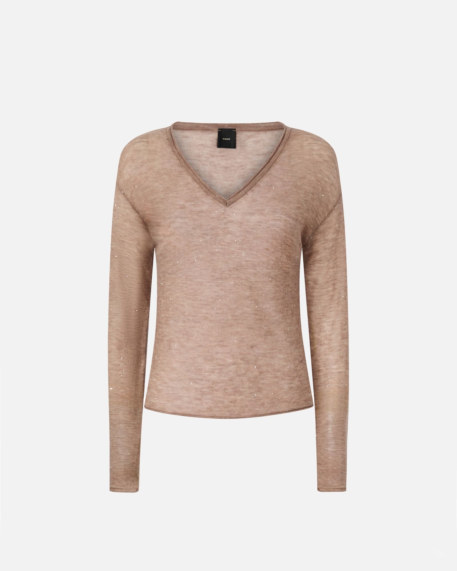Maglia con paillettes 105400A2PM D23 PINKO 