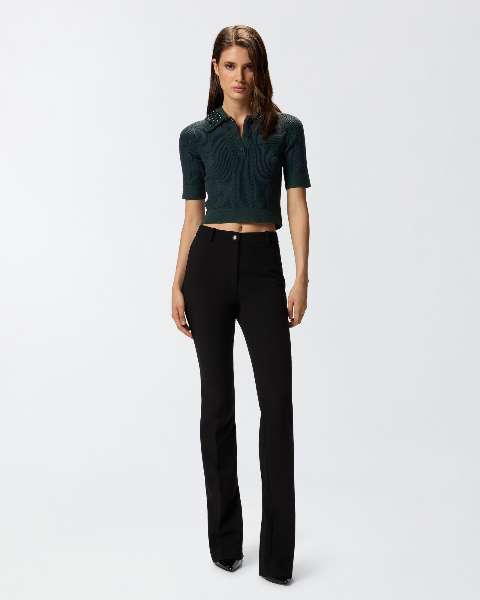 Maglia con perle 105484A2QZ X34 PINKO 