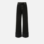 Jeans wide leg con risvolto - Pinko 105541A2RR PJ4 PINKO 