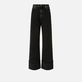 Jeans wide leg con risvolto - Pinko 105541A2RR PJ4 PINKO 