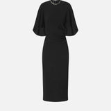 Abito con dettagli gioiello 105583A2Q2 Z99 PINKO 