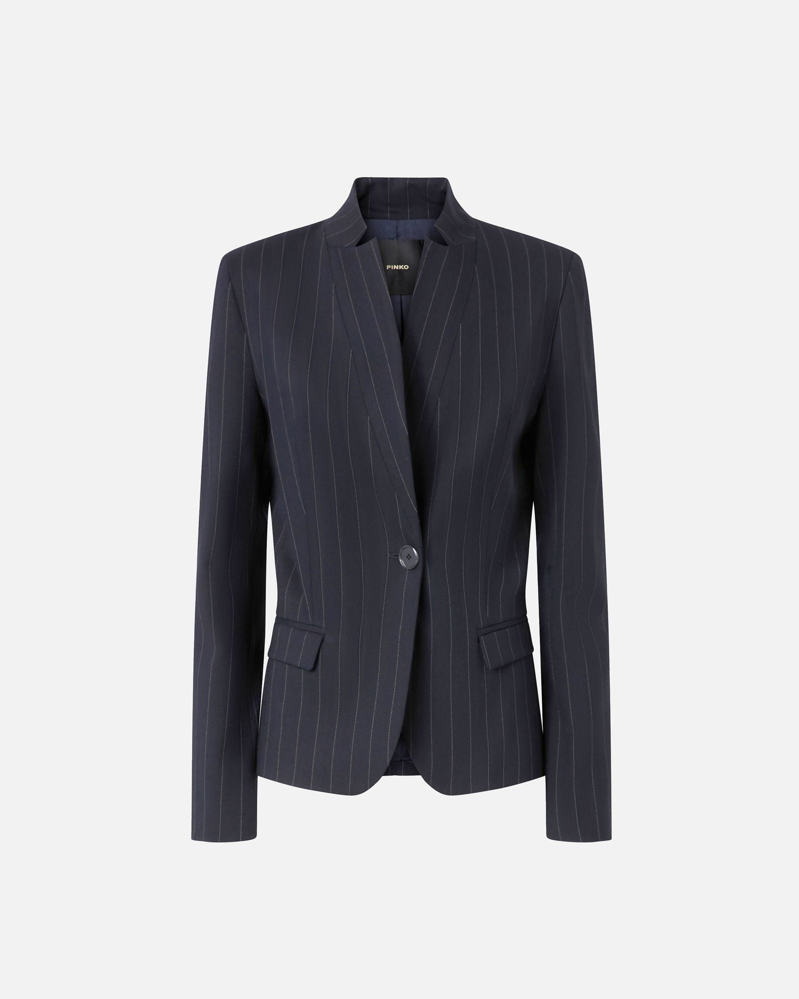 Giacca in lana gessata 105626A2QY EZ1 PINKO 