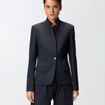Giacca in lana gessata 105626A2QY EZ1 PINKO 