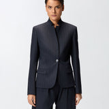 Giacca in lana gessata 105626A2QY EZ1 PINKO 