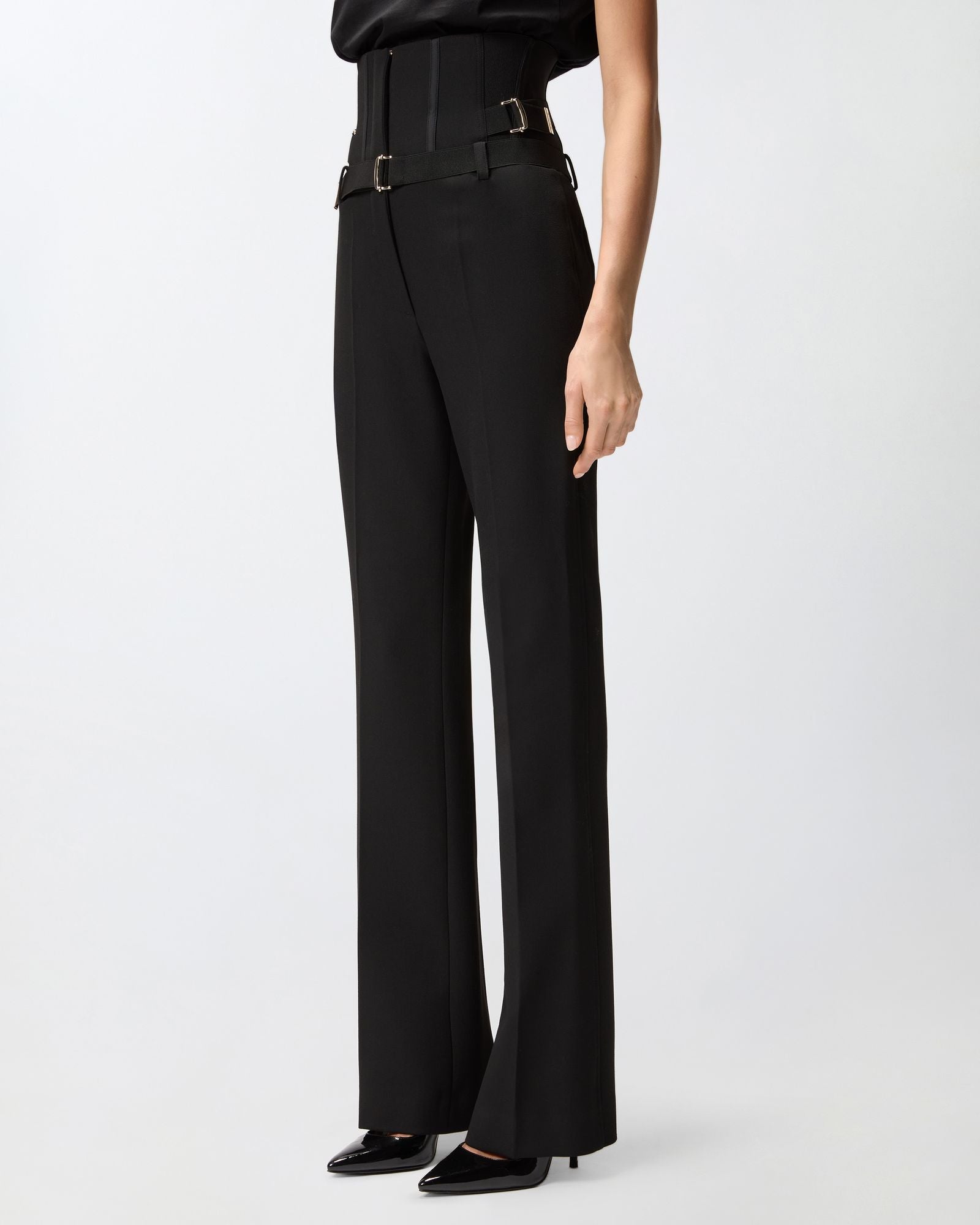 Pantalone bustier con cinturini 105654A2QV Z99 PINKO 