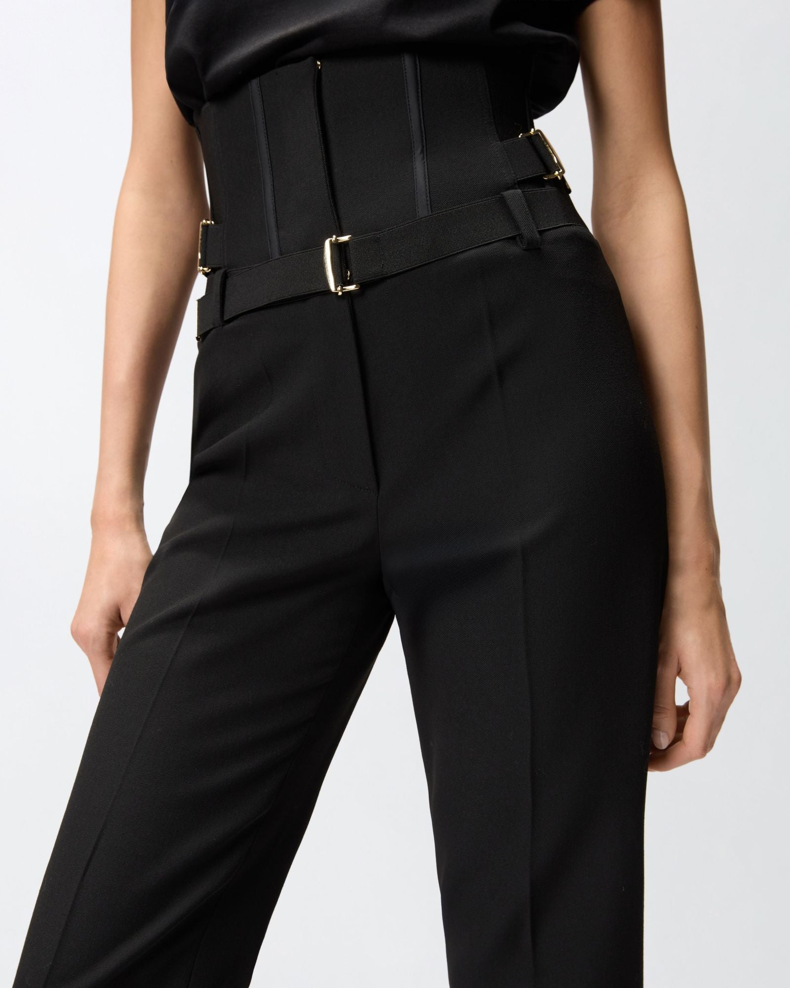 Pantalone bustier con cinturini 105654A2QV Z99 PINKO 