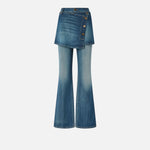 Jeans con minigonna rimovibile 105661A2U0 PJZ PINKO 