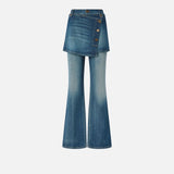 Jeans con minigonna rimovibile 105661A2U0 PJZ PINKO 