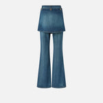 Jeans con minigonna rimovibile 105661A2U0 PJZ PINKO 