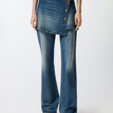 Jeans con minigonna rimovibile 105661A2U0 PJZ PINKO 