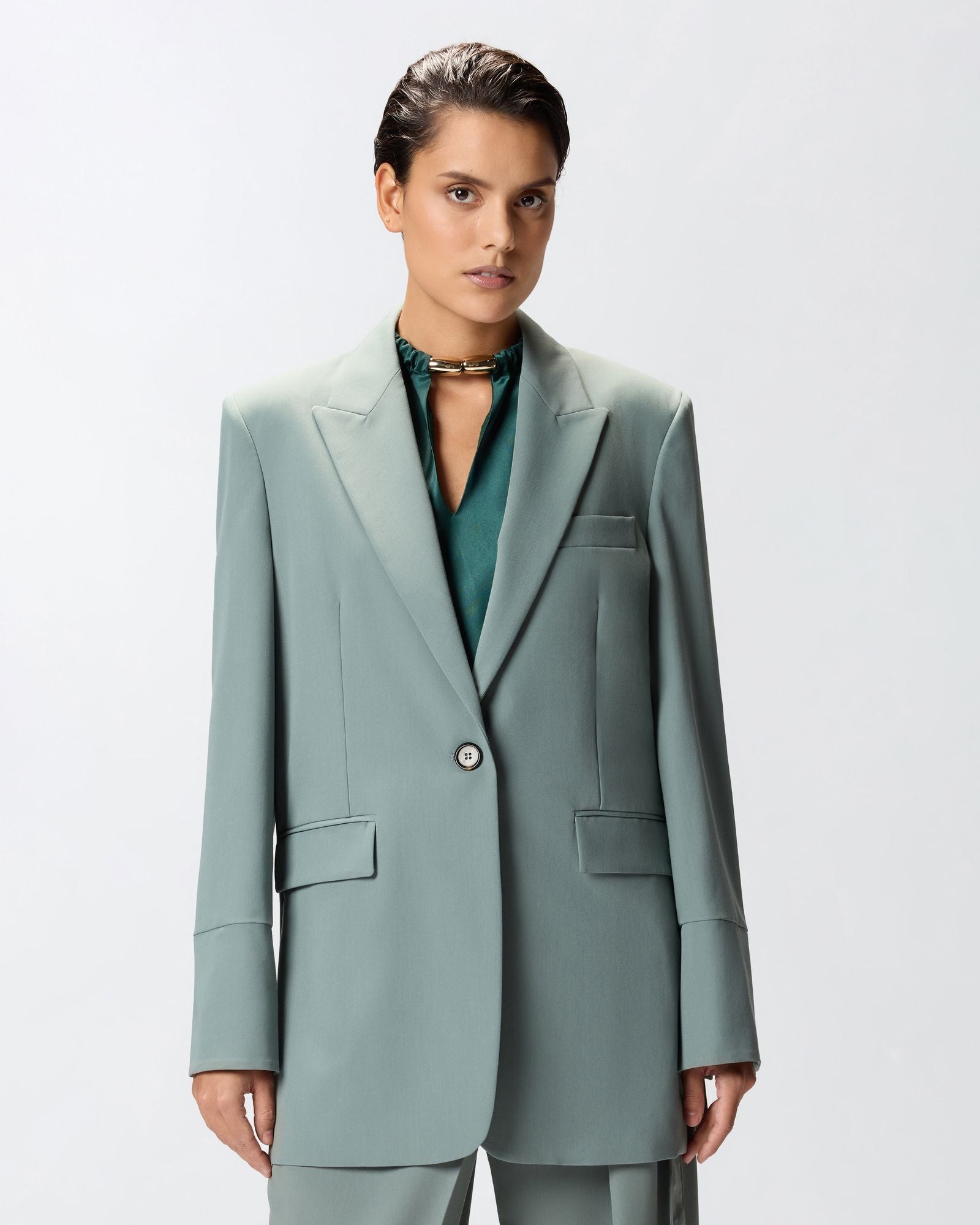 Giacca oversize stretch 105663A18E V30 PINKO 