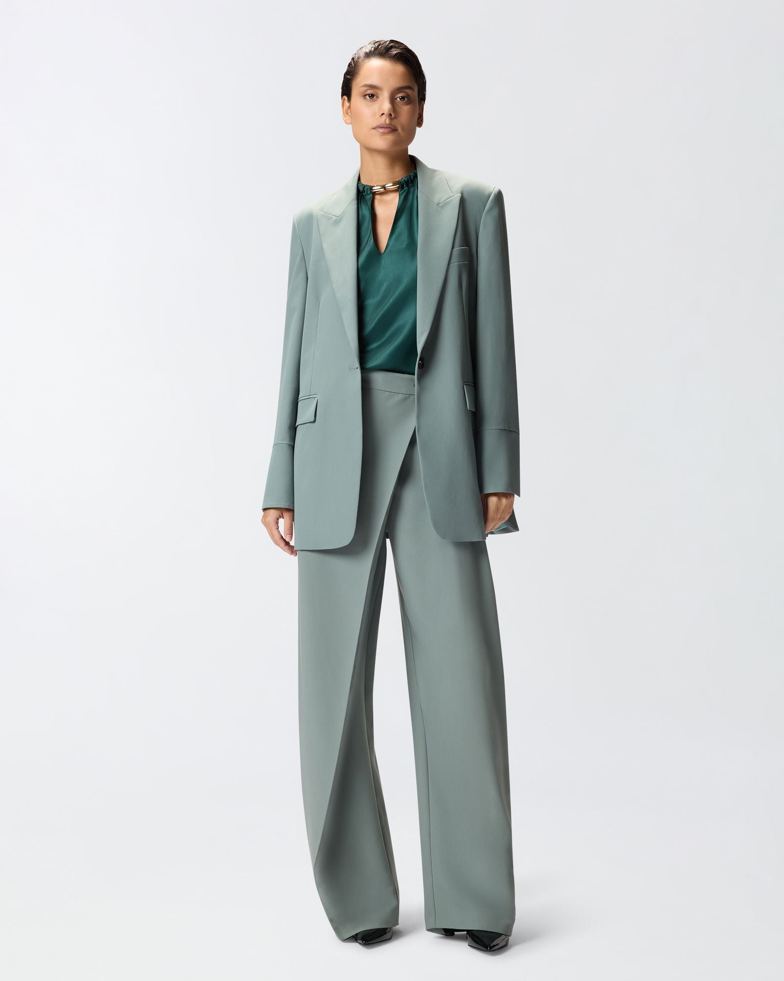 Giacca oversize stretch 105663A18E V30 PINKO 