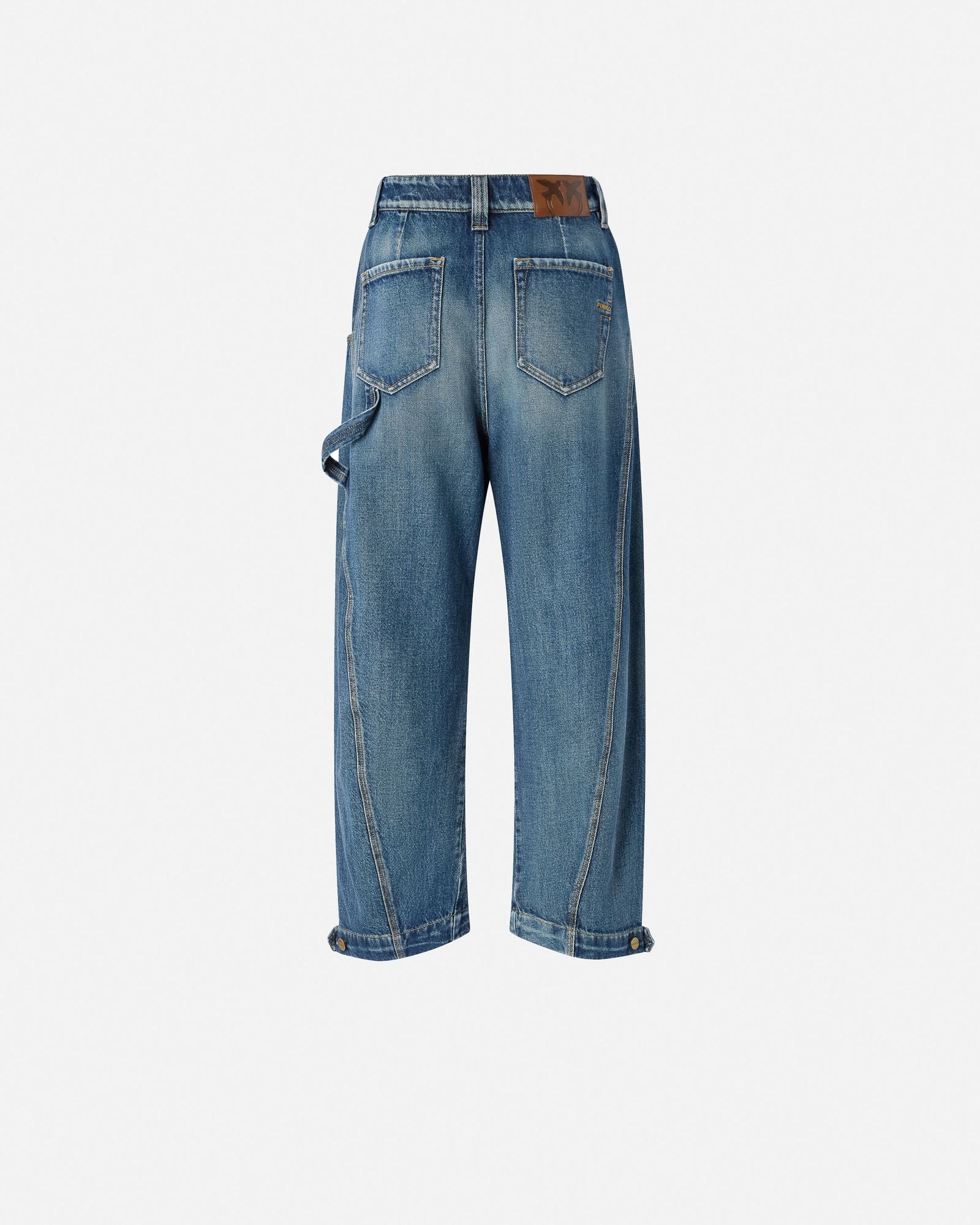 Jeans ballon con zip 105680A2TX PJZ PINKO 