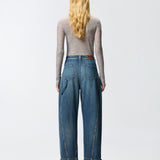 Jeans ballon con zip 105680A2TX PJZ PINKO 