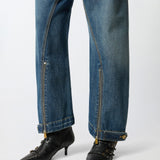 Jeans ballon con zip 105680A2TX PJZ PINKO 