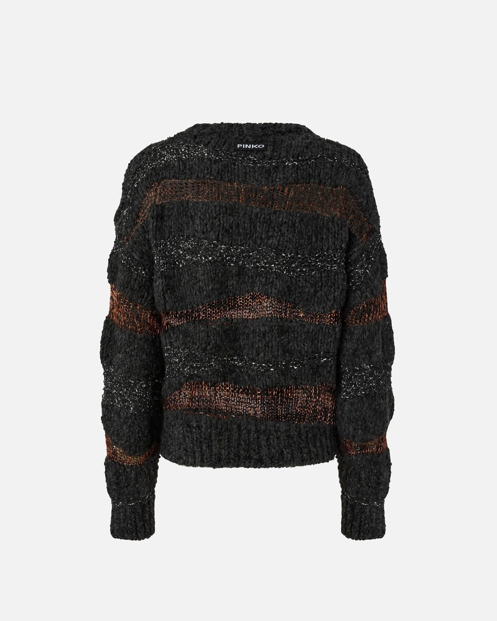 Maglione in jacquard 105688A2U3 ZI9 PINKO 