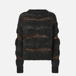 Maglione in jacquard 105688A2U3 ZI9 PINKO 