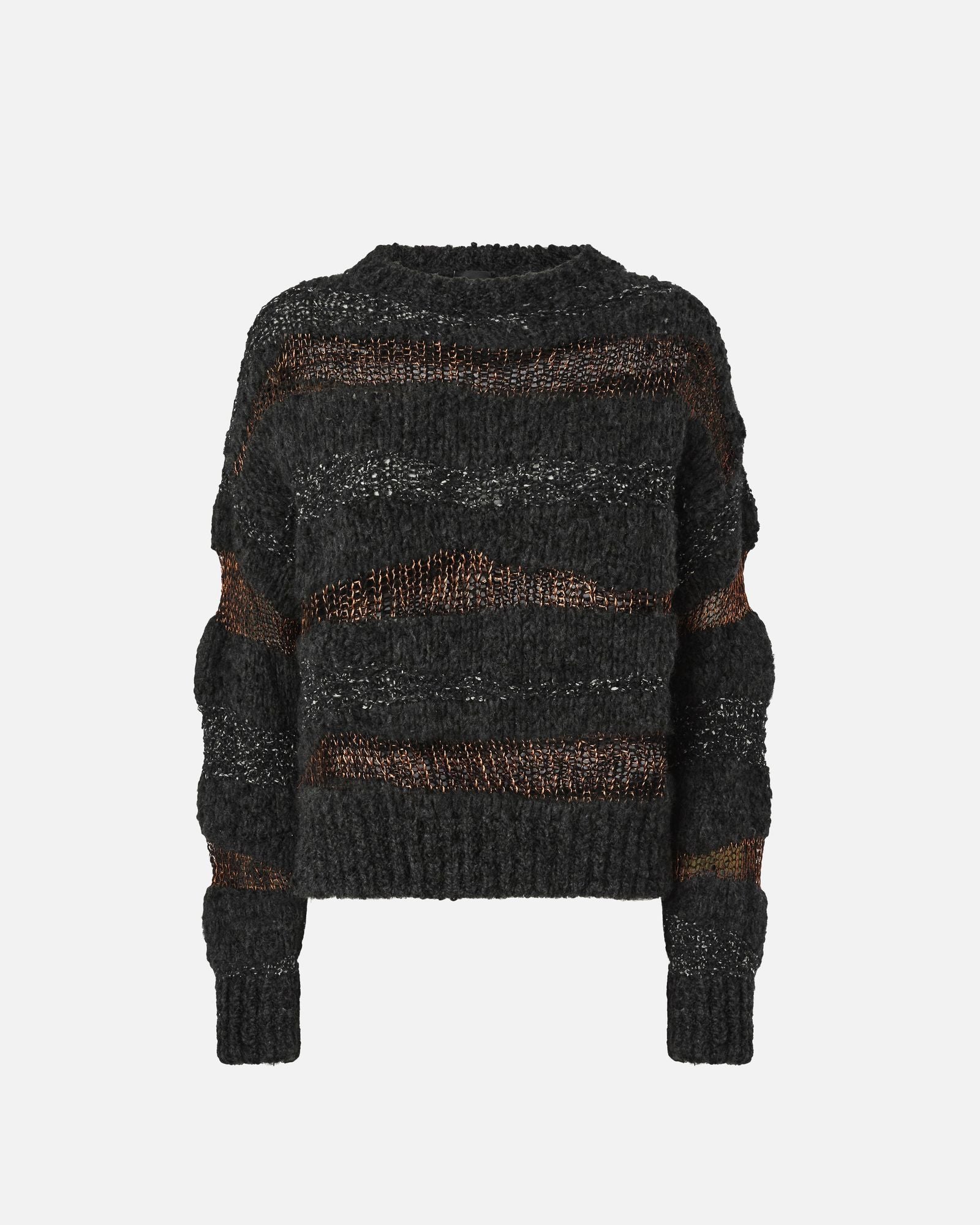 Maglione in jacquard 105688A2U3 ZI9 PINKO 